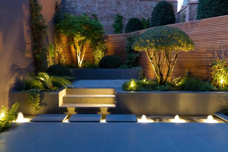 How Uplighting Transforms Modern Landscapes